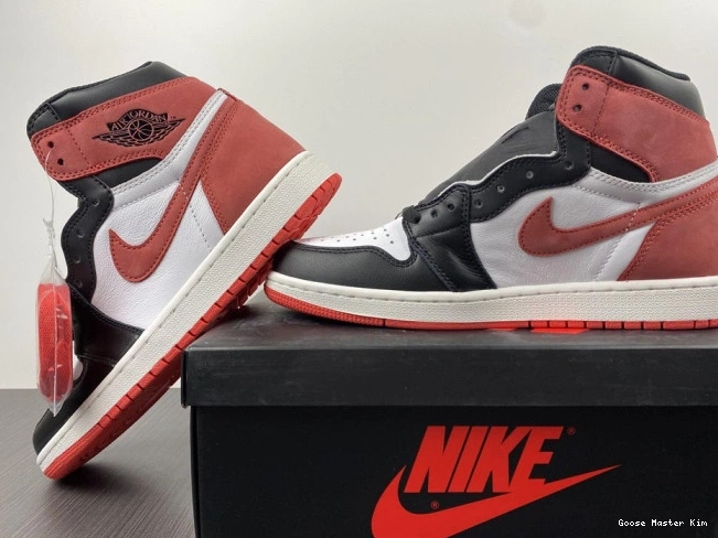 1 Retro Air Red 555088-112 Jordan Track High 0814